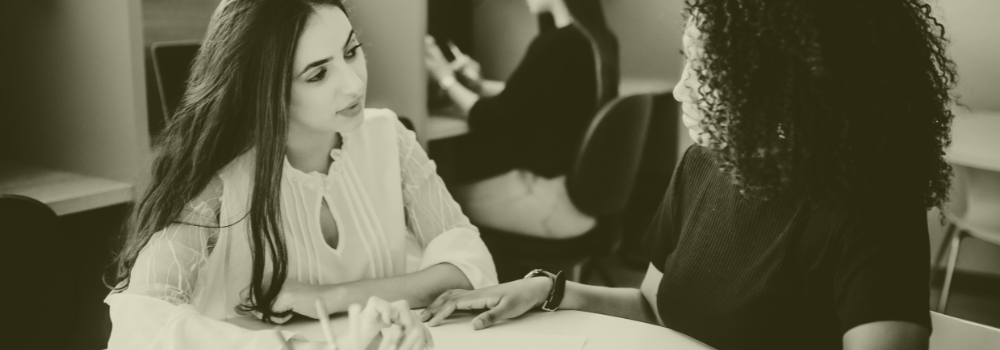 Two healthcare professionals having a discussion about future workforce strategies and recruitment planning in primary care, representing the focus of the 2026 insights blog.